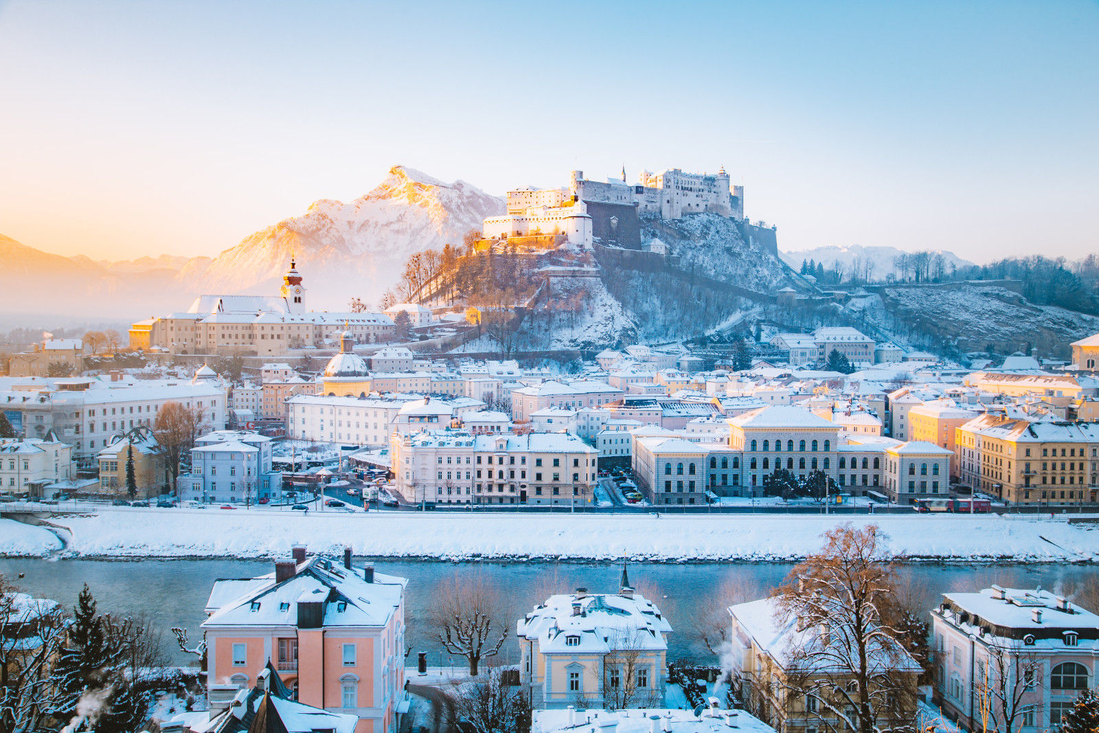 Salzburg im Winter